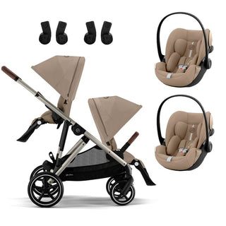 CYBEX GAZELLE S & CLOUD G TWIN TRAVEL SYSTEM