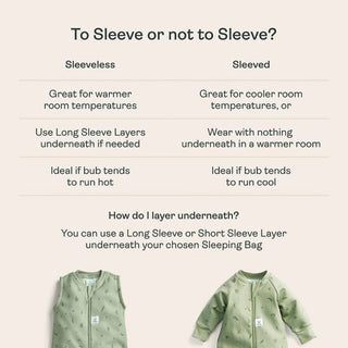 ERGOPOUCH SLEEVED JERSEY SLEEPING BAG 1.0 TOG