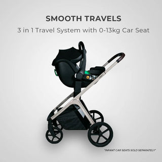 CHELINO PLATINUM LUNAR II & CYBEX CLOUD T TRAVEL SYSTEM