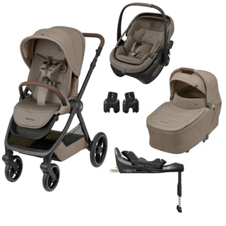 MAXI COSI OXFORD, CORAL SLIDE PRO, SENSE CARRY COT & FAMILYFIX SLIDE PRO
