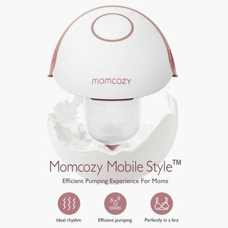 MOMCOZY MOBILE STYLE HANDS-FREE SLIM BREAST PUMP M6- SINGLE