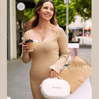 MOMCOZY MOBILE STYLE HANDS-FREE SLIM BREAST PUMP M6- DOUBLE