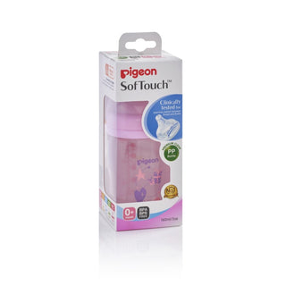 PIGEON SOFTOUCH™ PERISTALTIC PLUS™ 160ML- SINGLE PACK- PINK OR BLUE