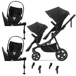 THULE SLEEK 2 & CYBEX CLOUD T TWIN TRAVEL SYSTEM