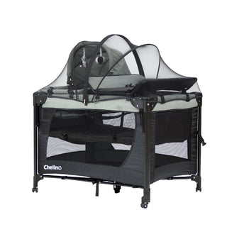 CHELINO TIFFANY LUX 2-IN-1 CO-SLEEPER CAMP COT