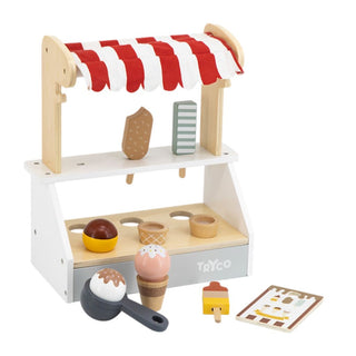 TRYCO WOODEN ICE CREAM CART