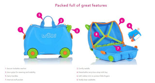 TRUNKI RIDE-ON KIDS SUITCASE