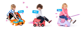 TRUNKI RIDE-ON KIDS SUITCASE