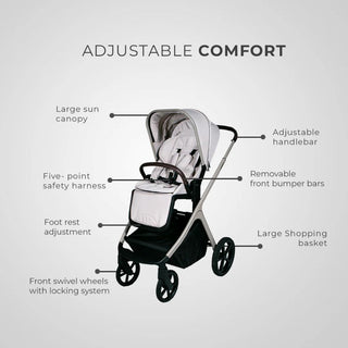 CHELINO PLATINUM LUNAR II & CYBEX CLOUD T TRAVEL SYSTEM