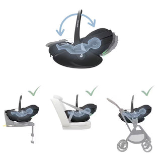 MAXI COSI LEONA², PEBBLE 360 PRO², FAMILYFIX 360 PRO (SLIDETECH™) TRAVEL SYSTEM