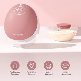 MOMCOZY MOBILE FLOW HANDS-FREE BREAST PUMP M9- SINGLE