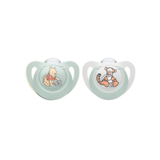 NUK STAR SILICONE SOOTHER- 2 PACK