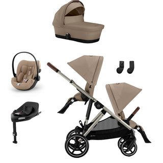 CYBEX GAZELLE S & CLOUD G SIBLING TRAVEL SYSTEM (Almond beige)