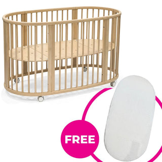 STOKKE SLEEPI BED V3 & FREE SLEEPI BED MATTRESS