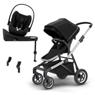 THULE SLEEK WITH CYBEX CLOUD G AND BASE G TRAVEL SYSTEM