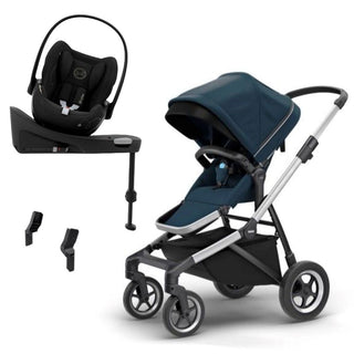 THULE SLEEK WITH CYBEX CLOUD G AND BASE G TRAVEL SYSTEM