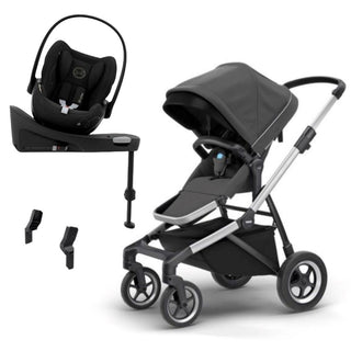 THULE SLEEK WITH CYBEX CLOUD G AND BASE G TRAVEL SYSTEM