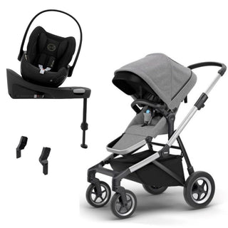 THULE SLEEK WITH CYBEX CLOUD G AND BASE G TRAVEL SYSTEM