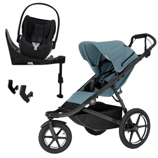 THULE URBAN GLIDE 3 WITH CYBEX CLOUD T AND BASE T TRAVEL SYSTEM