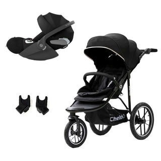 CHELINO PLATINUM URBAN RIDER & CYBEX CLOUD T TRAVEL SYSTEM