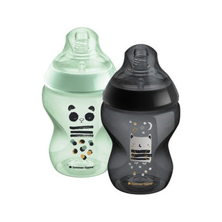 TOMMEE TIPPEE BOTTLE 260ML DECORATED 2 PACK