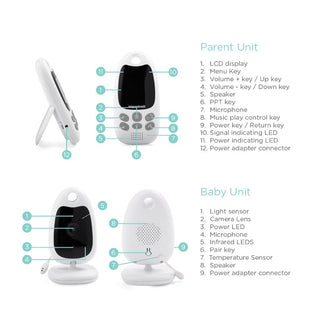 BABYWOMBWORLD VIDEO BABY MONITOR BWW610