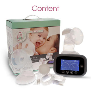 BABYWOMBWORLD PORTABLE DOUBLE ELECTRIC BREAST PUMP