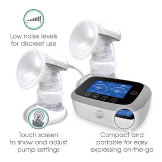BABYWOMBWORLD PORTABLE DOUBLE ELECTRIC BREAST PUMP