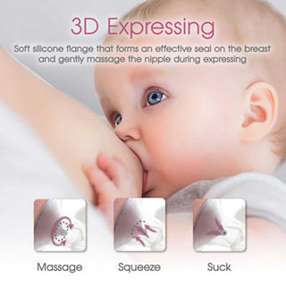 BABYWOMBWORLD PORTABLE DOUBLE ELECTRIC BREAST PUMP