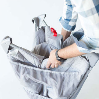 BABYWOMBWORLD 2-IN-1 CO-SLEEPER AND CAMP COT