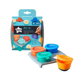 TOMMEE TIPPEE POP UP FREEZER POTS AND TRAY