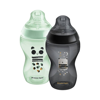 TOMMEE TIPPEE BOTTLE 340ml DECORATED 2 PACK